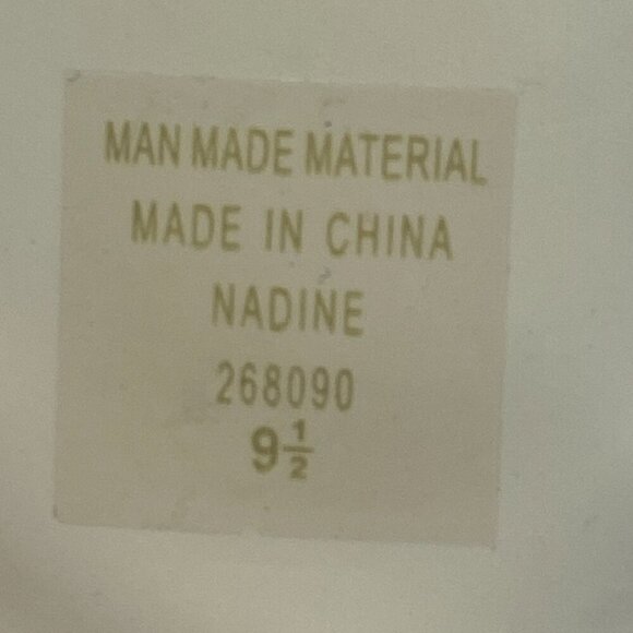 Yellow Box Pink Metallic Heeled Flip Flops Gem decor Toe Strap Size 9.5 - Picture 8 of 9